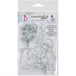 The Rose Clear Stamp 4x6 By Ciao Bella Stamping Art