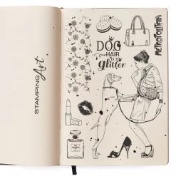 Dog Hair Is My Glitter - Clear Stamp 6x8 By Ciao Bella Stamping Art