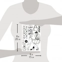 Dog Hair Is My Glitter - Clear Stamp 6x8 By Ciao Bella Stamping Art