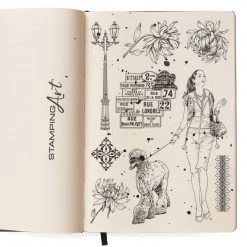 Walk In Paris - Clear Stamp 6x8 By Ciao Bella Stamping Art