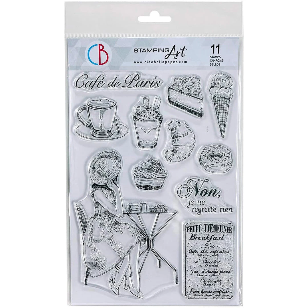 La Boulangerie (The Bakery) - Clear Stamp 6x8 By Ciao Bella Stamping Art 3 La Boulangerie (The Bakery) - Clear Stamp 6x8 By Ciao Bella Stamping Art