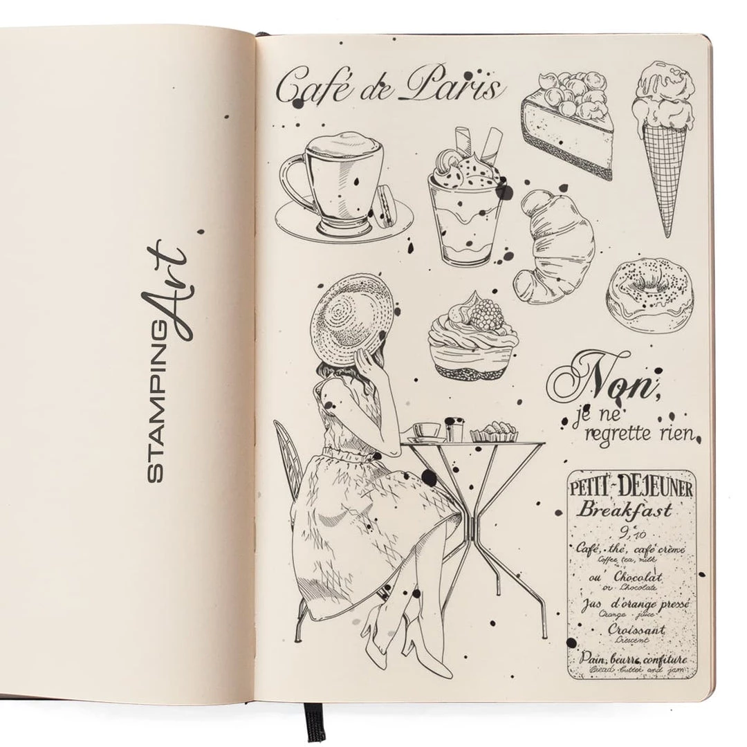 La Boulangerie (The Bakery) - Clear Stamp 6x8 By Ciao Bella Stamping Art 4 La Boulangerie (The Bakery) - Clear Stamp 6x8 By Ciao Bella Stamping Art