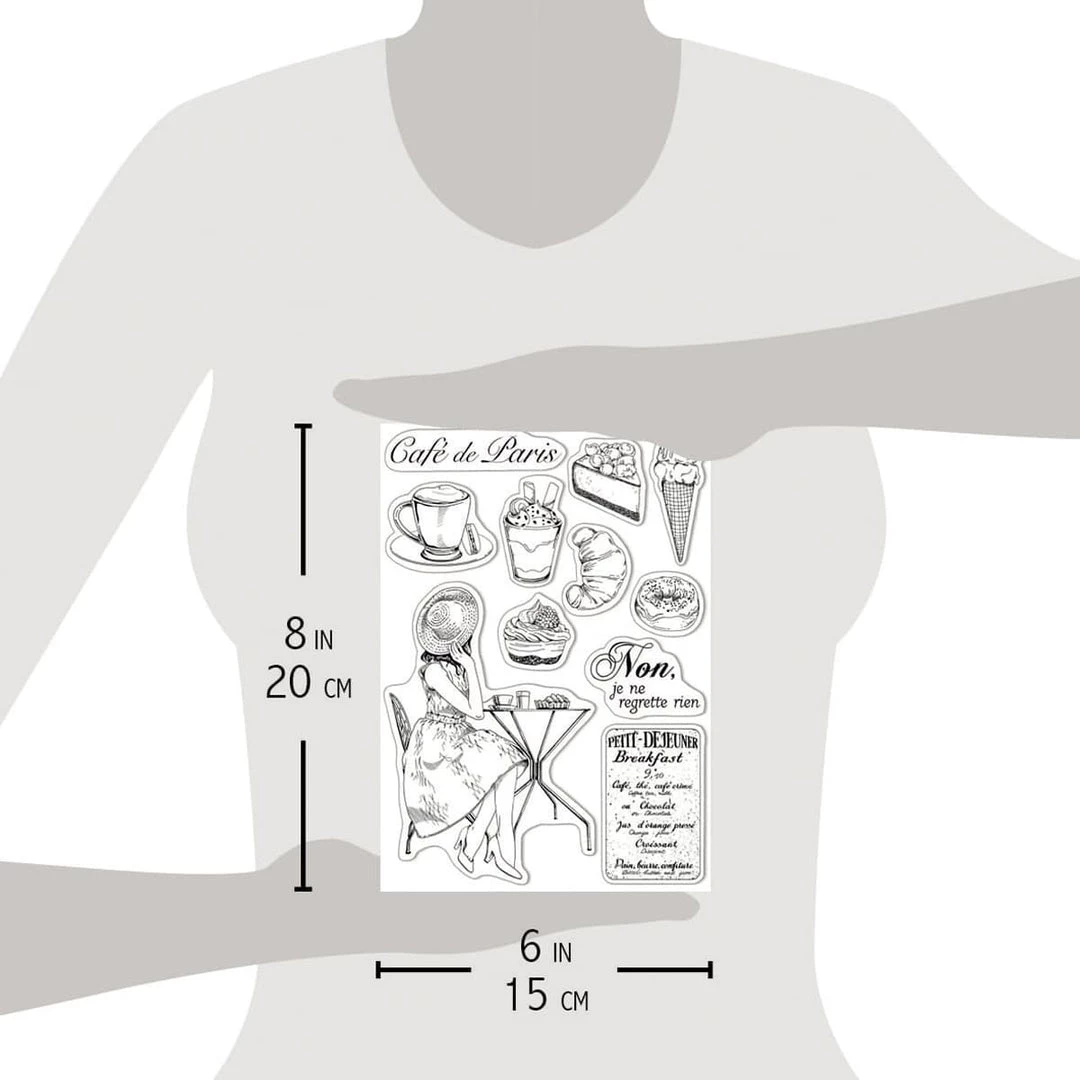 La Boulangerie (The Bakery) - Clear Stamp 6x8 By Ciao Bella Stamping Art 5 La Boulangerie (The Bakery) - Clear Stamp 6x8 By Ciao Bella Stamping Art