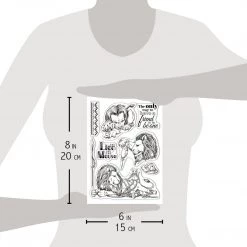 Newly Added Products! The Lion And The Mouse - Clear Stamp 6x8 By Ciao Bella Stamping Art