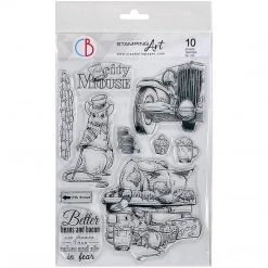 Newly Added Products! The City Mouse - Clear Stamp 6x8 By Ciao Bella Stamping Art