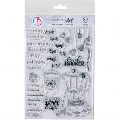 BuJo Week - Clear Stamp 6x8 By Ciao Bella Stamping Art Newly Added Products!
