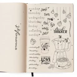 BuJo Week - Clear Stamp 6x8 By Ciao Bella Stamping Art Newly Added Products!