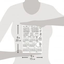 Newly Added Products! BuJo Infinite Calendar - Clear Stamp 6x8 By Ciao Bella Stamping Art 7 Newly Added Products! BuJo Infinite Calendar - Clear Stamp 6x8 By Ciao Bella Stamping Art