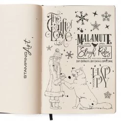 The Gift Of Love - Clear Stamp 6x8 By Ciao Bella Stamping Art Winter / Christmas