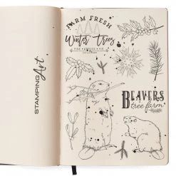 Beavers Tree Farm - Clear Stamp 6x8 By Ciao Bella Stamping Art