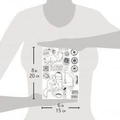 Mail Box - Clear Stamp 6x8 By Ciao Bella Stamping Art Winter / Christmas