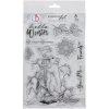 Hello Winter - Clear Stamp 6x8 By Ciao Bella Stamping Art