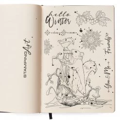 Hello Winter - Clear Stamp 6x8 By Ciao Bella Stamping Art