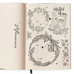 Wreaths & Mulled Wine - Clear Stamp 6x8 By Ciao Bella Stamping Art