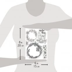 Wreaths & Mulled Wine - Clear Stamp 6x8 By Ciao Bella Stamping Art