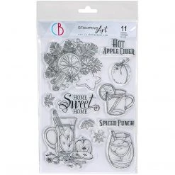 Hot Apple Cider - Clear Stamp 6x8 By Ciao Bella Stamping Art Winter / Christmas