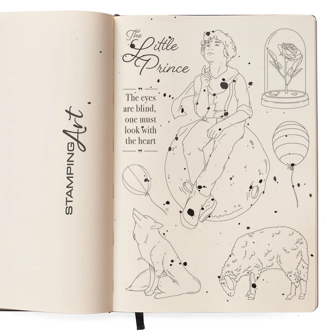 The Little Prince - Clear Stamp 6x8 By Ciao Bella Stamping Art Newly Added Products! 4 The Little Prince - Clear Stamp 6x8 By Ciao Bella Stamping Art Newly Added Products!