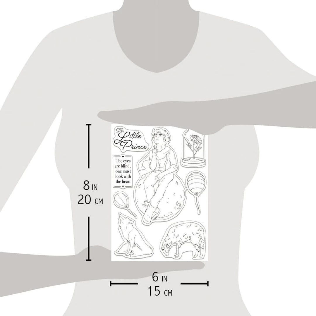The Little Prince - Clear Stamp 6x8 By Ciao Bella Stamping Art Newly Added Products! 5 The Little Prince - Clear Stamp 6x8 By Ciao Bella Stamping Art Newly Added Products!