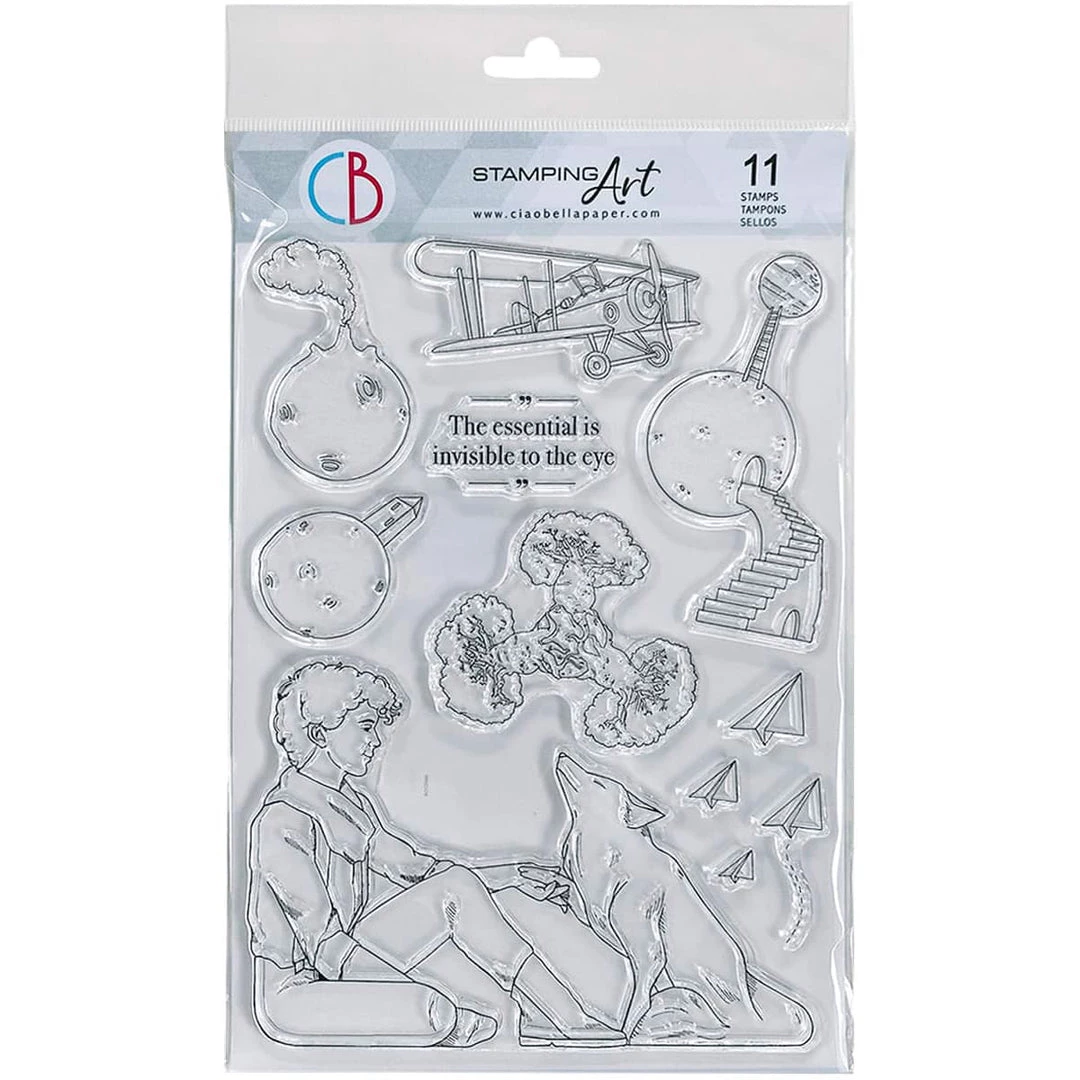 The Essential Is Invisible - Clear Stamp 6x8 By Ciao Bella Stamping Art 3 The Essential Is Invisible - Clear Stamp 6x8 By Ciao Bella Stamping Art