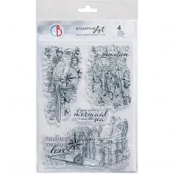 Underwater Love - Clear Stamp 6x8 By Ciao Bella Stamping Art