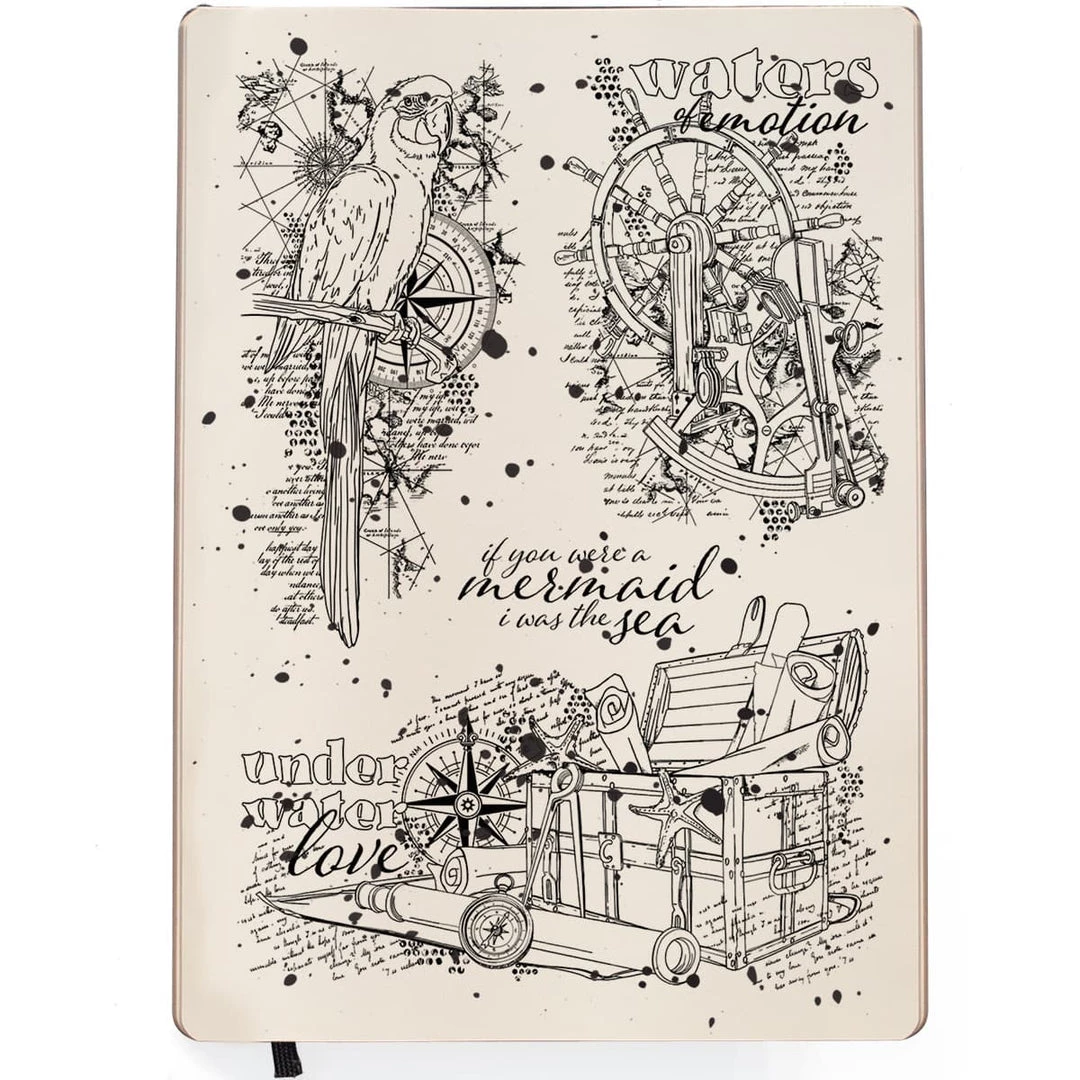 Underwater Love - Clear Stamp 6x8 By Ciao Bella Stamping Art 4 Underwater Love - Clear Stamp 6x8 By Ciao Bella Stamping Art