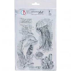 Newly Added Products! Calming Sea - Clear Stamp 6x8 By Ciao Bella Stamping Art