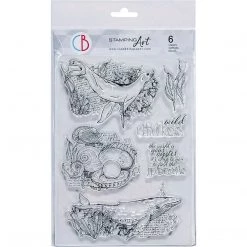 Wild Tides - Clear Stamp 6x8 By Ciao Bella Stamping Art