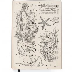 Newly Added Products! Mermaid's Secret - Clear Stamp 6x8 By Ciao Bella Stamping Art