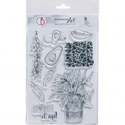 Spice It Up! - Clear Stamp 6x8 By Ciao Bella Stamping Art Newly Added Products!