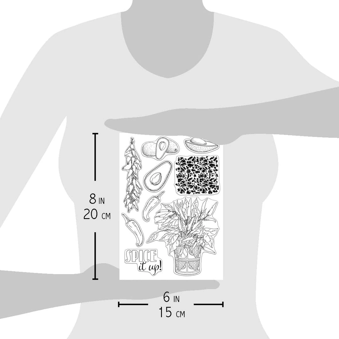 Spice It Up! - Clear Stamp 6x8 By Ciao Bella Stamping Art Newly Added Products! 5 Spice It Up! - Clear Stamp 6x8 By Ciao Bella Stamping Art Newly Added Products!