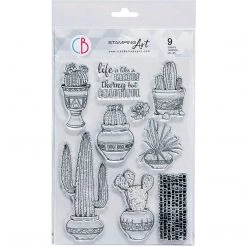 Life Is Like A Cactus - Clear Stamp 6x8 By Ciao Bella Stamping Art
