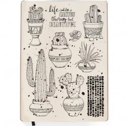 Life Is Like A Cactus - Clear Stamp 6x8 By Ciao Bella Stamping Art 6 Life Is Like A Cactus - Clear Stamp 6x8 By Ciao Bella Stamping Art