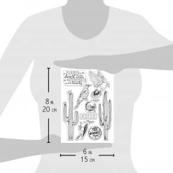 Newly Added Products! Saguaros - Clear Stamp 6x8 By Ciao Bella Stamping Art
