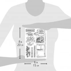 Confidential - Clear Stamp 6x8 By Ciao Bella Stamping Art 7 Confidential - Clear Stamp 6x8 By Ciao Bella Stamping Art