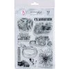 Classified - Clear Stamp 6x8 By Ciao Bella Stamping Art 6x8 Stamps A5