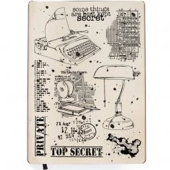 Top Secret - Clear Stamp 6x8 By Ciao Bella Stamping Art