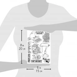 Top Secret - Clear Stamp 6x8 By Ciao Bella Stamping Art
