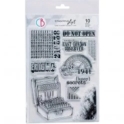 Enigma - Clear Stamp 6x8 By Ciao Bella Stamping Art