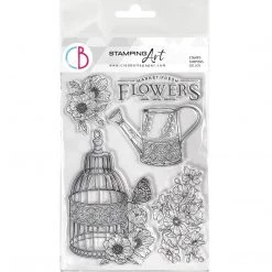 6x8 Stamps A5 Fresh Flowers - Clear Stamp 6x8 By Ciao Bella Stamping Art