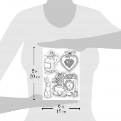 Spring Time - Clear Stamp 6x8 By Ciao Bella Stamping Art 6x8 Stamps A5