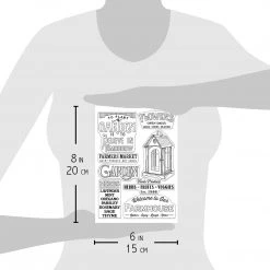 Farmhouse Garden - Clear Stamp 6x8 By Ciao Bella Stamping Art