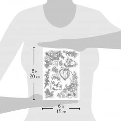 6x8 Stamps A5 Blackberries - Clear Stamp 6x8 By Ciao Bella Stamping Art