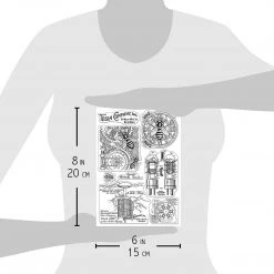 Newly Added Products! Tesla Company - Clear Stamp 6x8 By Ciao Bella Stamping Art