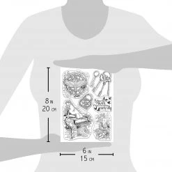 Gothika - Clear Stamp 6x8 By Ciao Bella Stamping Art Newly Added Products!