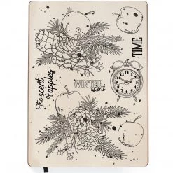 Golden Apples - Clear Stamp 6x8 By Ciao Bella Stamping Art Fall / Halloween