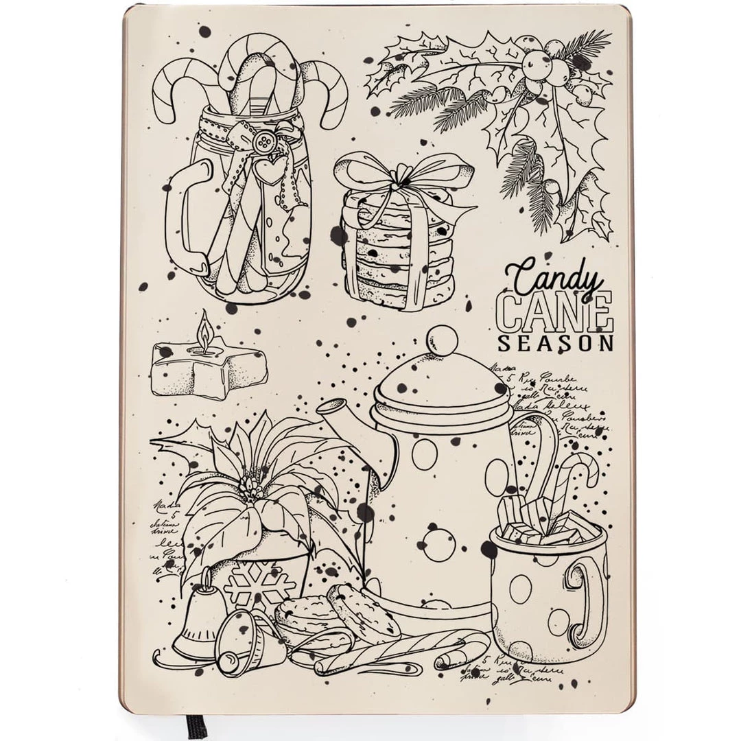 Winter Cocoa - Clear Stamp 6x8 By Ciao Bella Stamping Art 4 Winter Cocoa - Clear Stamp 6x8 By Ciao Bella Stamping Art