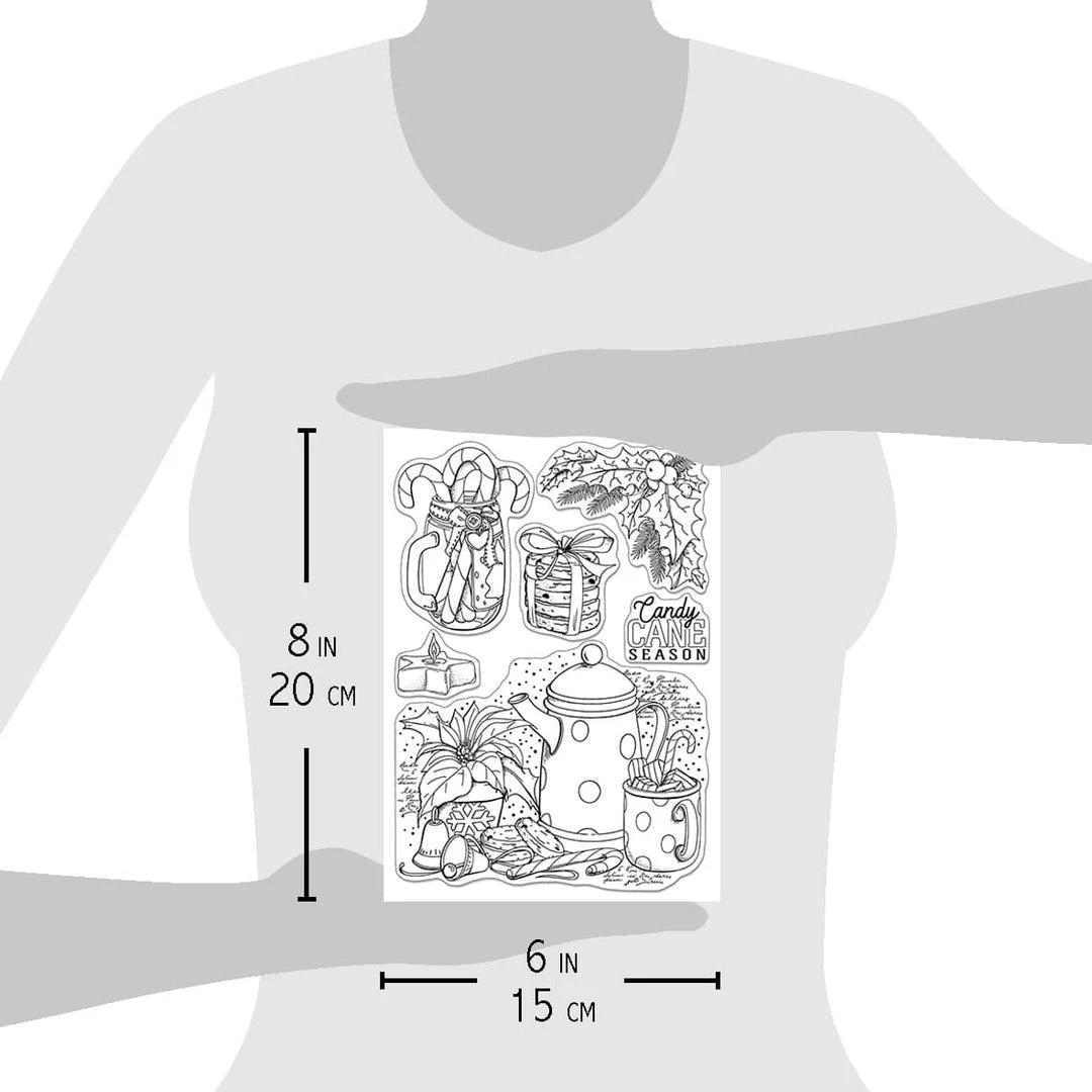 Winter Cocoa - Clear Stamp 6x8 By Ciao Bella Stamping Art 5 Winter Cocoa - Clear Stamp 6x8 By Ciao Bella Stamping Art