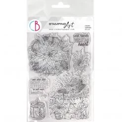 Poinsettia - Clear Stamp 6x8 By Ciao Bella Stamping Art