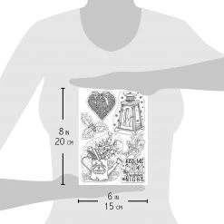 December Night - Clear Stamp 6x8 By Ciao Bella Stamping Art