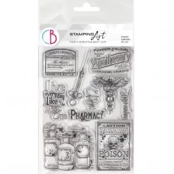 Newly Added Products! Jekyll's Laboratory - Clear Stamp 6x8 By Ciao Bella Stamping Art
